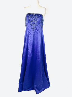 Royal Purple Evening Gown 1013