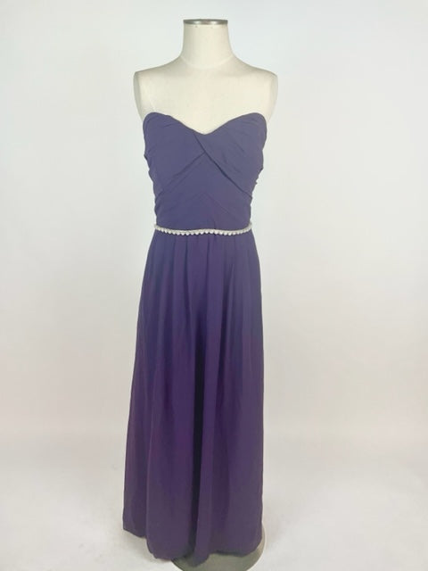 Deep Purple Evening Gown 1019