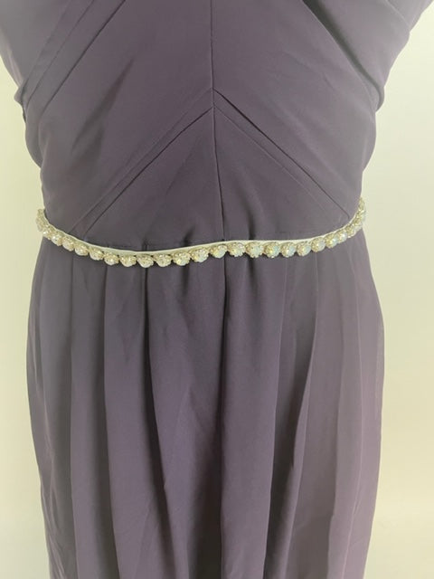 Deep Purple Evening Gown 1019