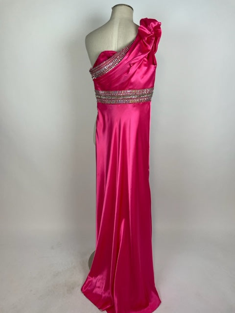 Hot Pink Evening Gown 1026