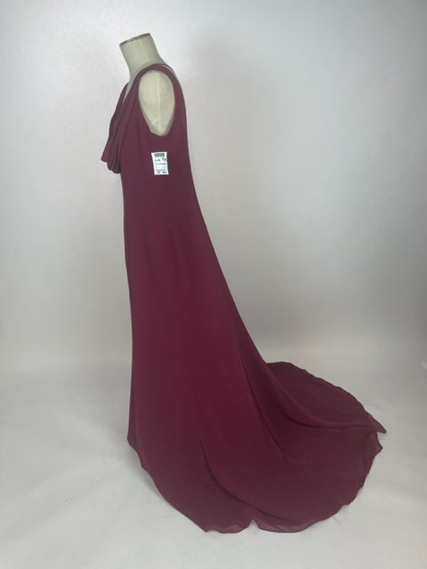 Burgundy Alfred Angelo Evening Gown 1102