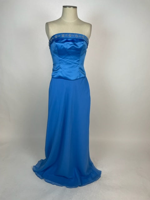 Blue Cornflower 2 Piece Gown 1120