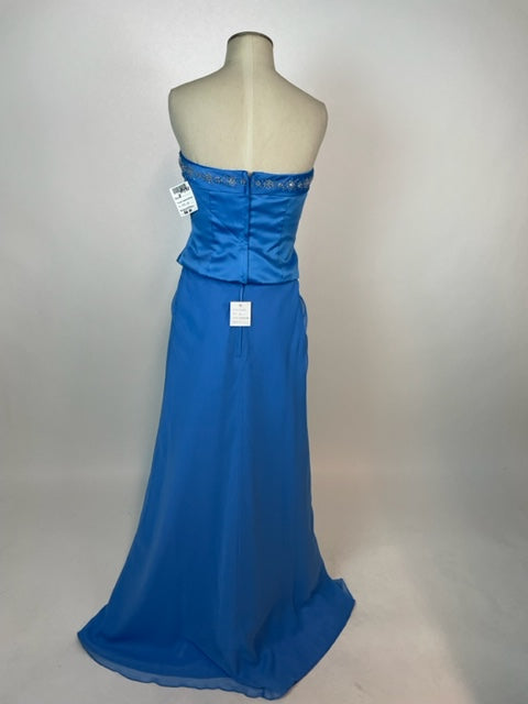 Blue Cornflower 2 Piece Gown 1120