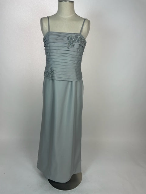 Sage Green 2 piece Gown 1131