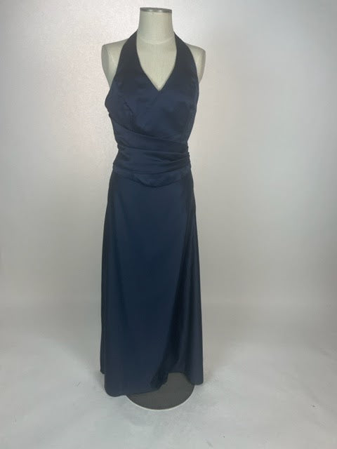 Navy Morilee Evening Gown 1135