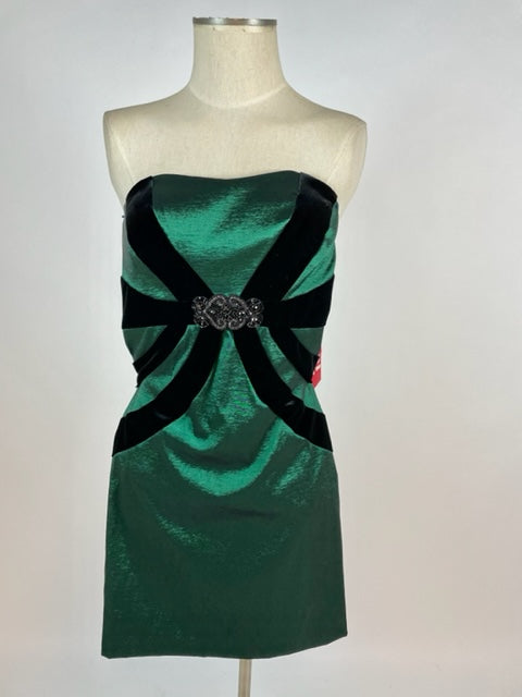 Emerald Green Party Dress 991