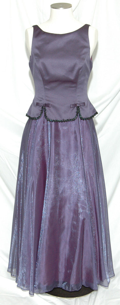 Periwinkle with Black Trim on waist with 2 Bows 143
