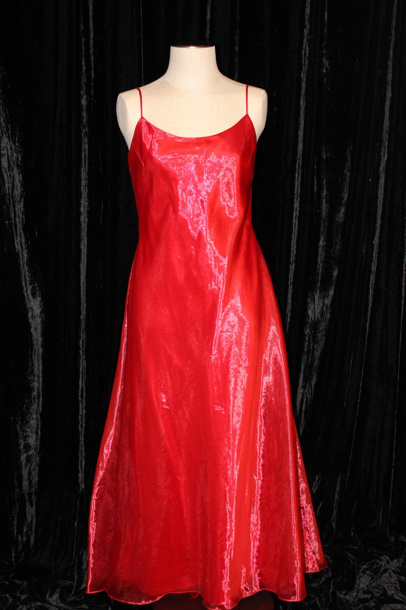 Red Iridescent "Jessica McClintock" Gown 301