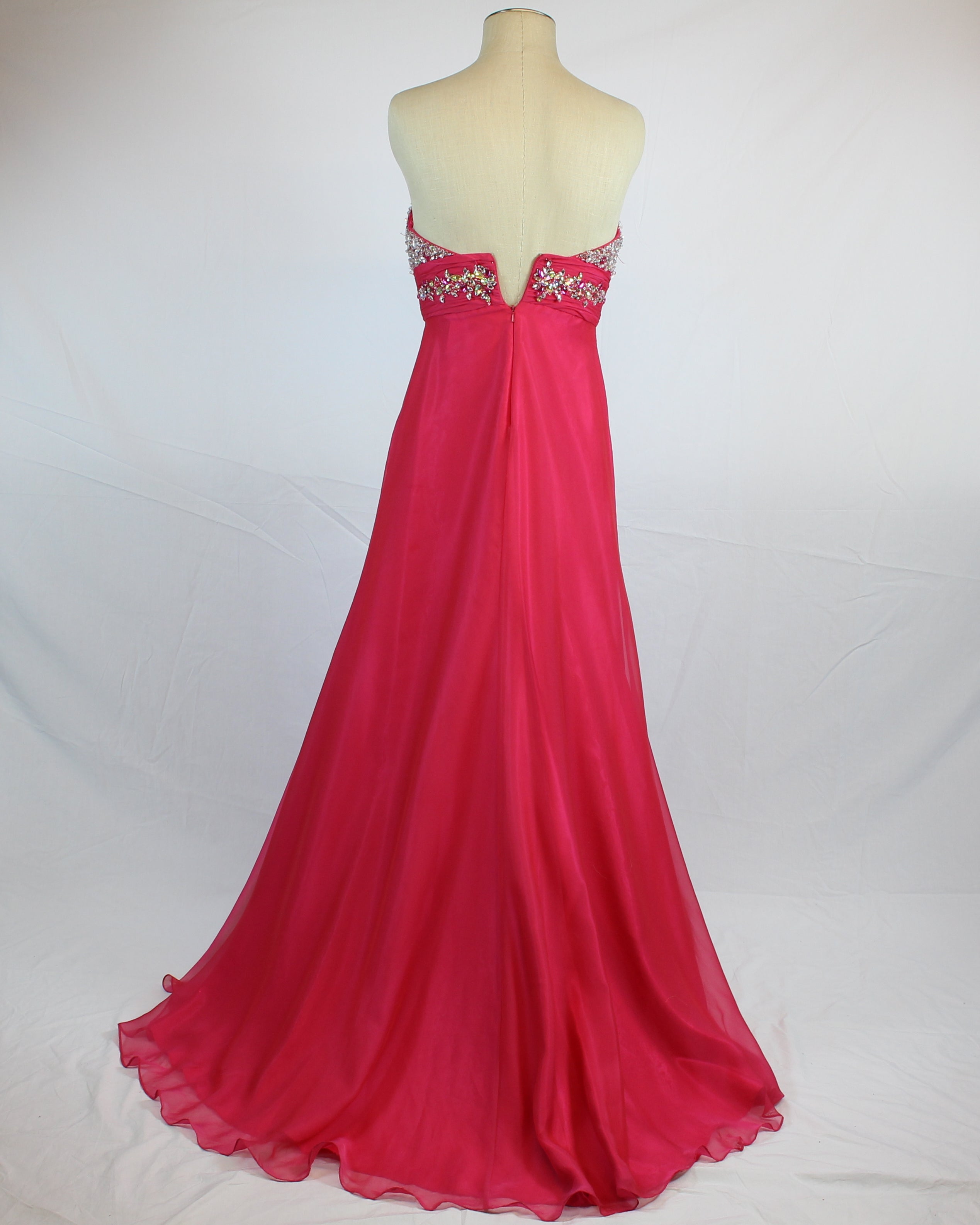 Pink Evening Gown by Riva Design 571