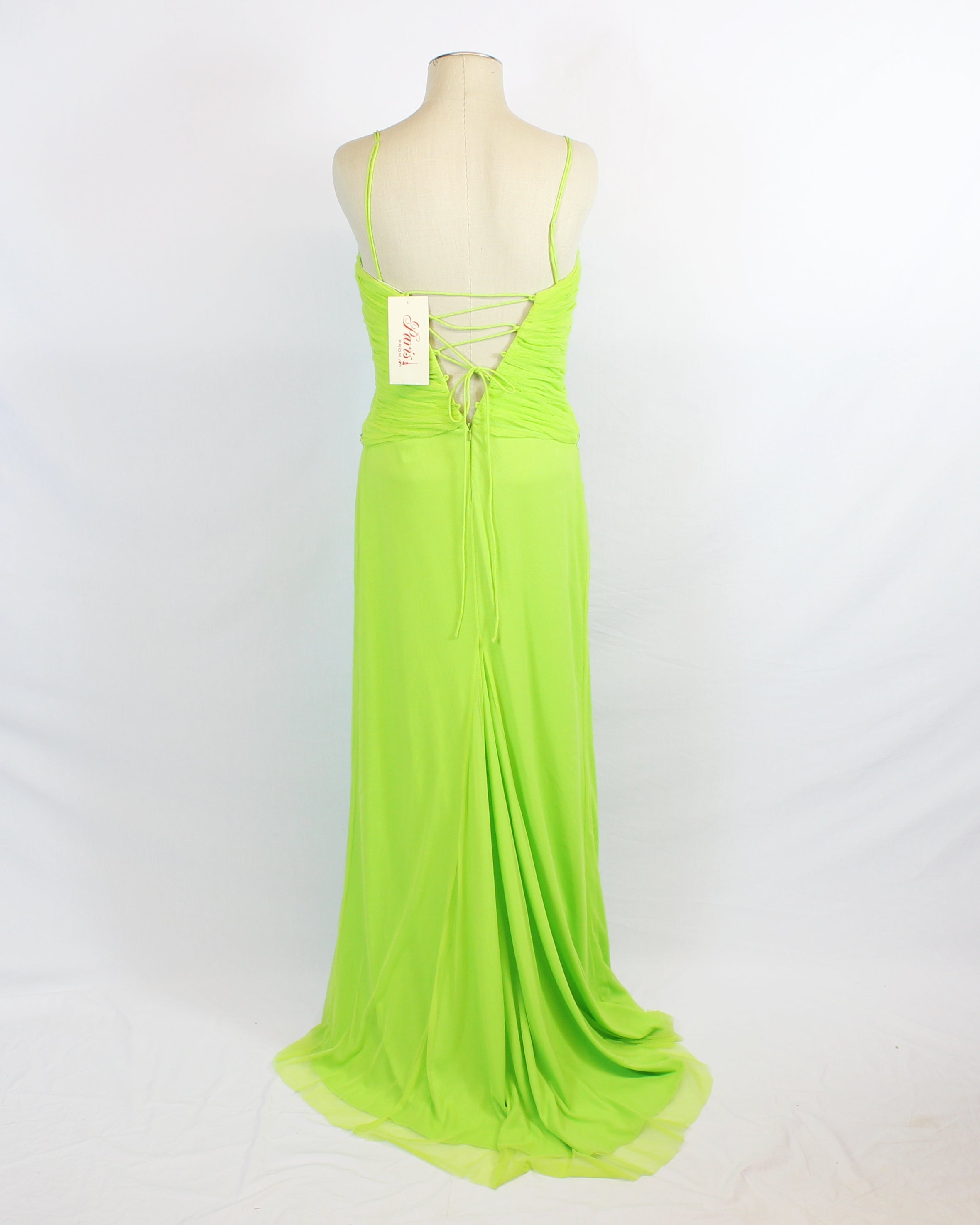 Lime Green Gown by Alfred Angelo 684